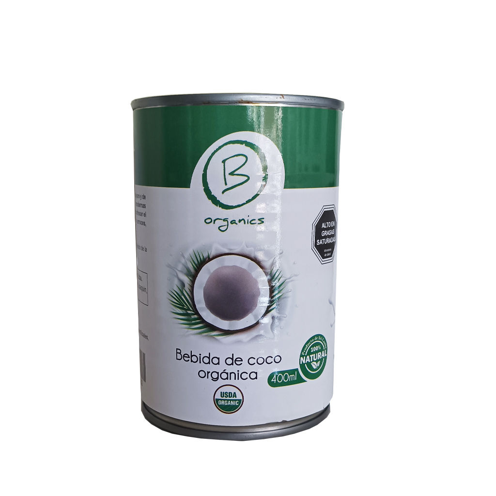 BEBIDA DE COCO ORGANICA 400 mL - B ORGANICS