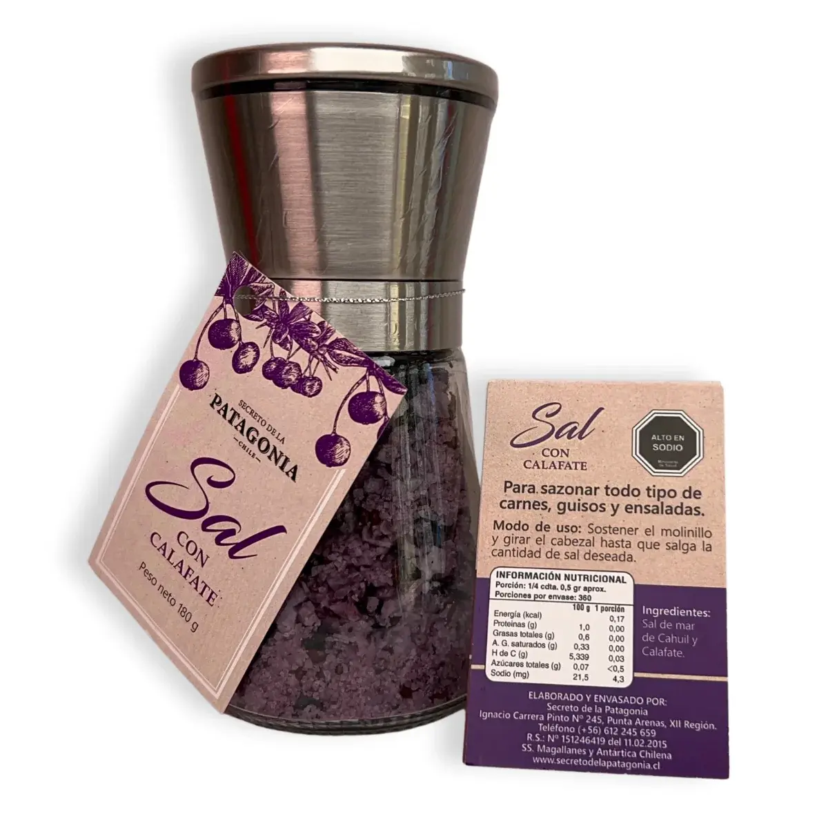 SAL DE CAHUIL CON CALAFATE 180g