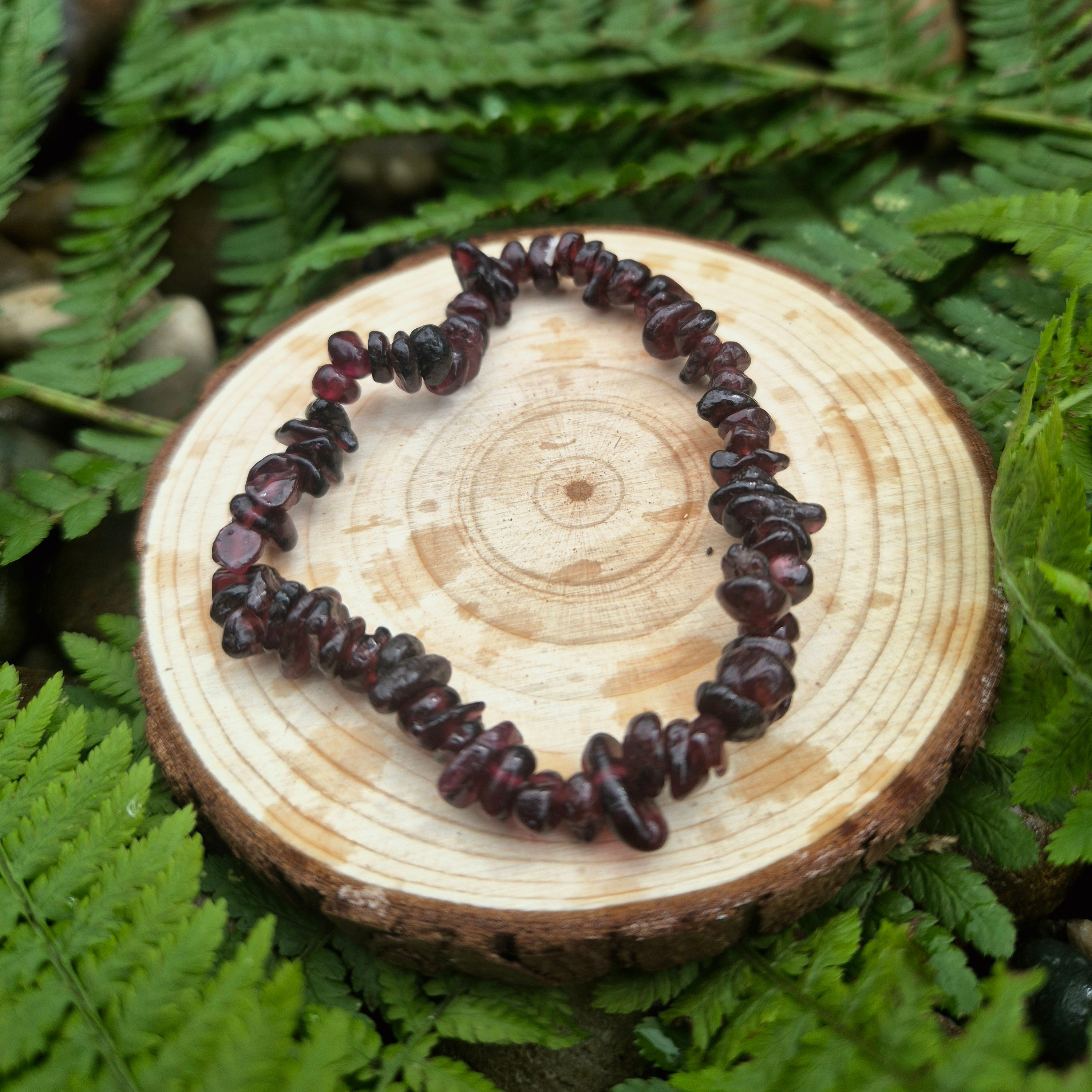 Bracelet Éclat - Grenat