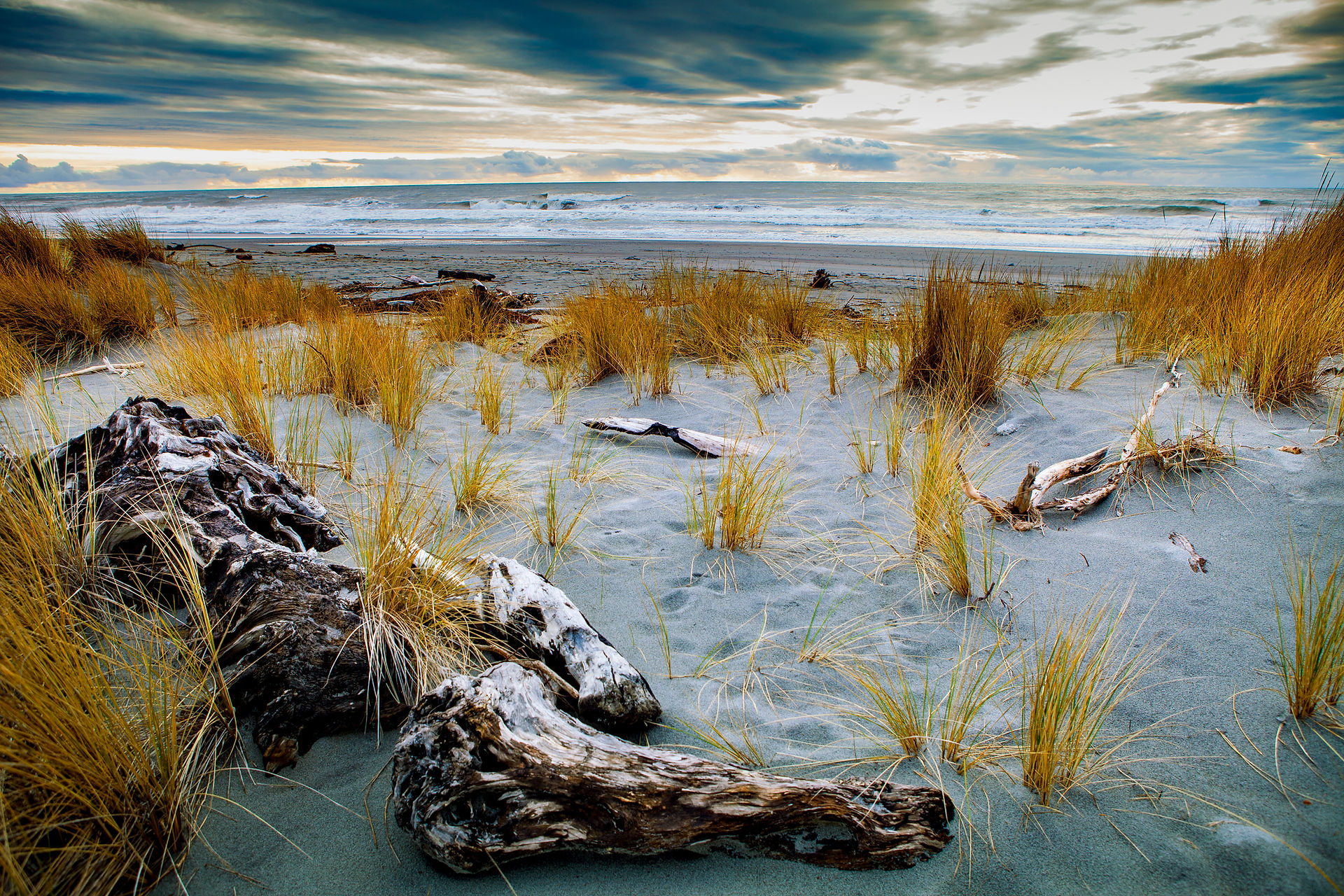 Hokitika beach front, South Island NZ