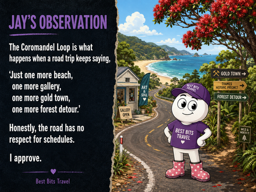 Coromandel Peninsula Loop Road Trip: Thames to Waihī Beach
