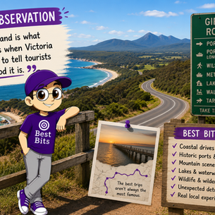 Jay's observation for Best Bits: Gippsland road trip, how taking it slow is the best way to travel.