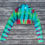 Thumbnail: Extra Large - Tie Dye Cropped Cardigan Sleeves