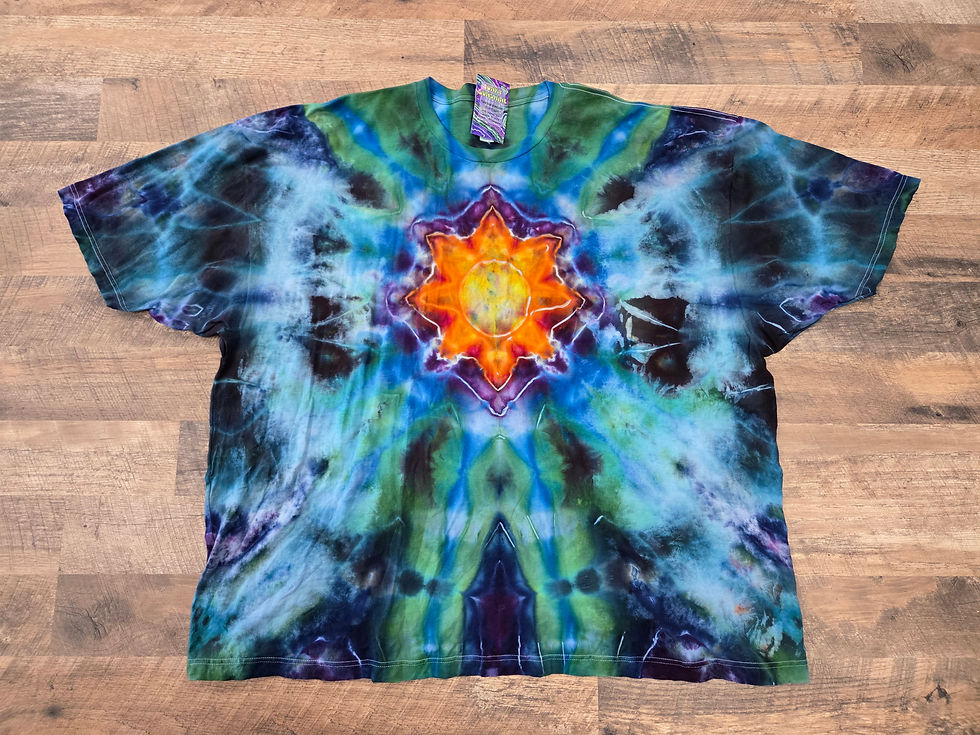 5XL - Sun Tie Dye Shirt