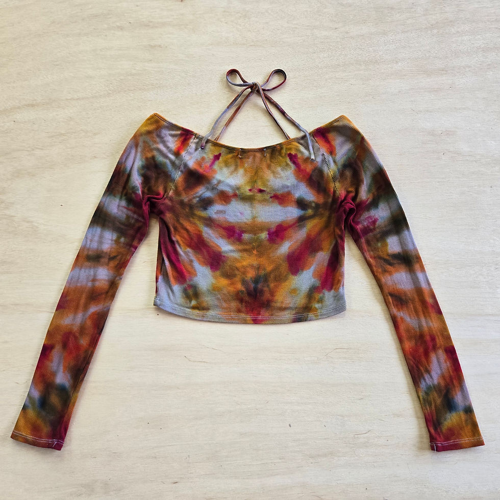 Thumbnail: Large - Long Sleeve Crop Top