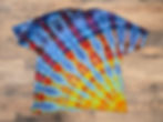 Thumbnail: 4XL -  Sunshine Tie Dye Shirt