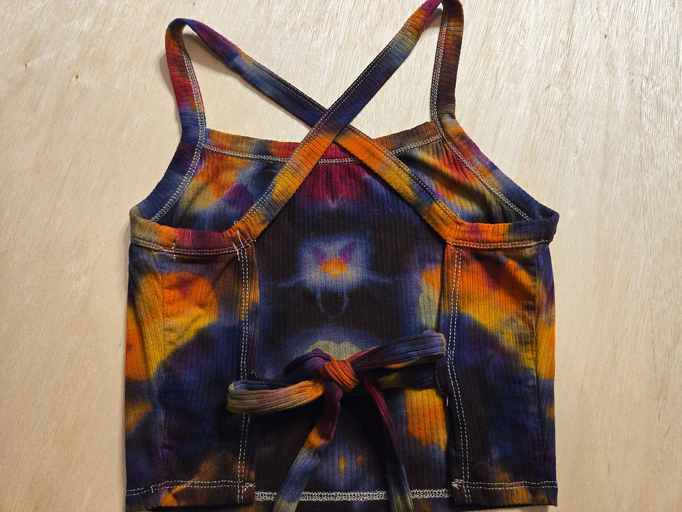 Thumbnail: Medium - Open Tie Back Cropped Cami