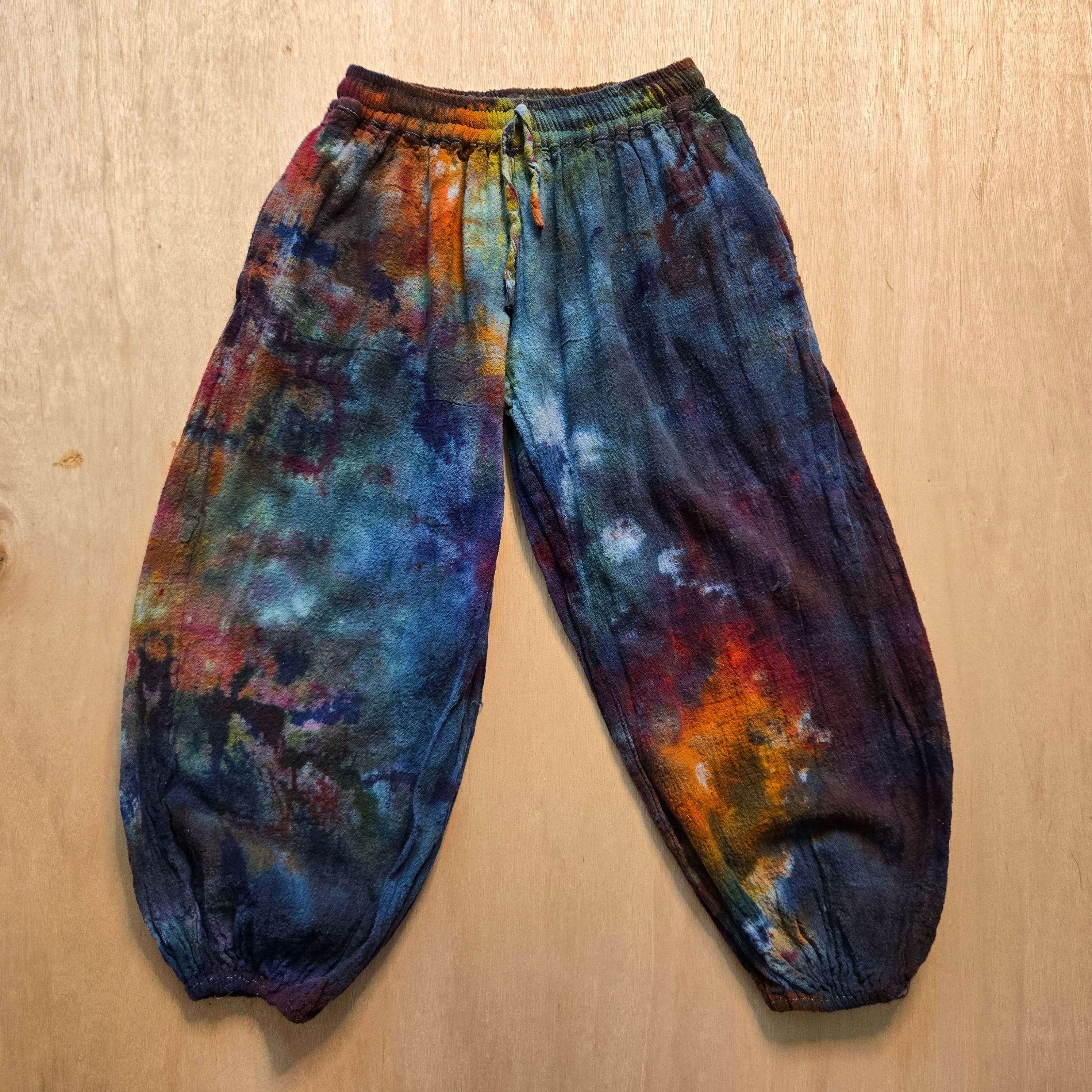 Medium/Large - Hemp Capri Pants with Pockets