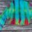 Thumbnail: Extra Large - Tie Dye Cropped Cardigan Sleeves