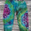 Thumbnail: Medium - Tie Dye Bamboo Cropped Yoga Joggers With Pockets