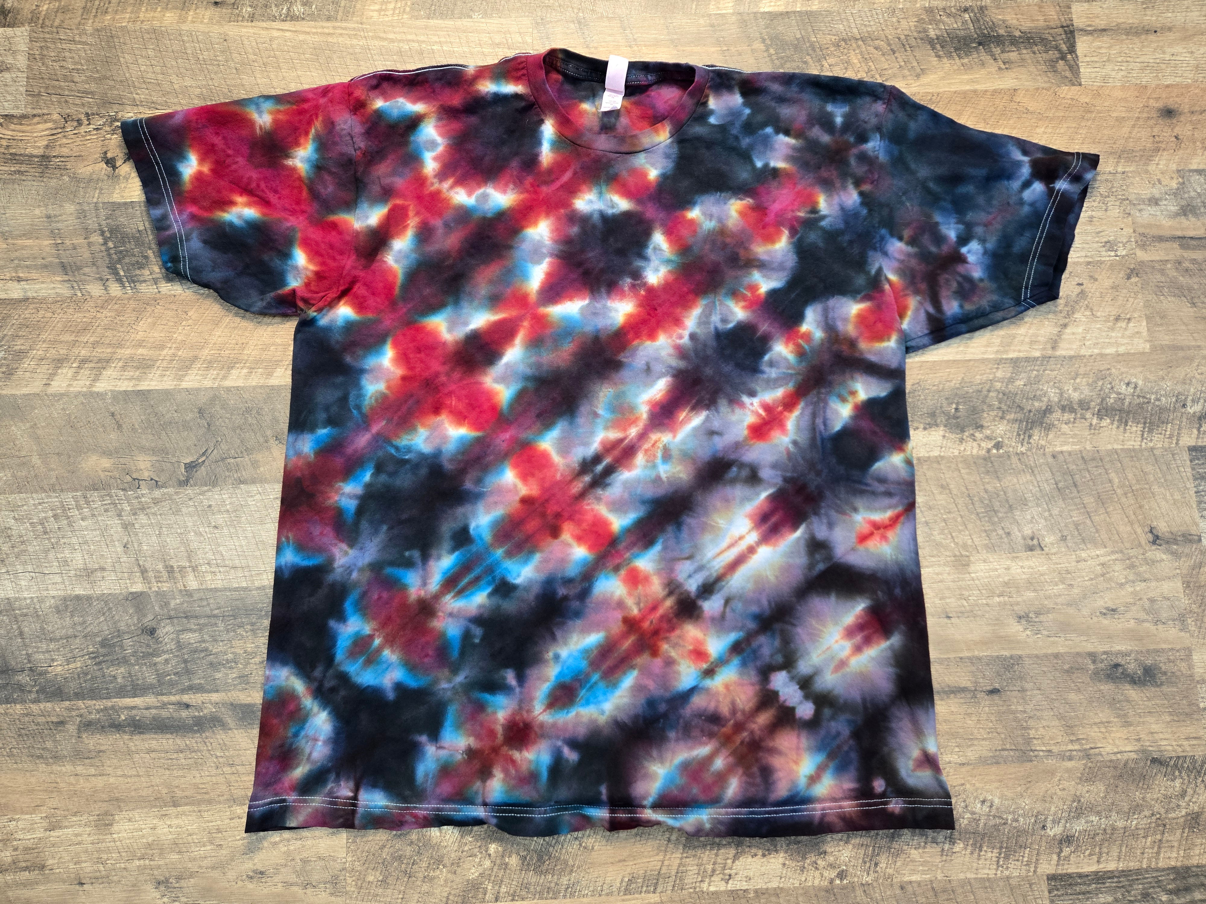 2XL - Abstract Tie Dye Shirt