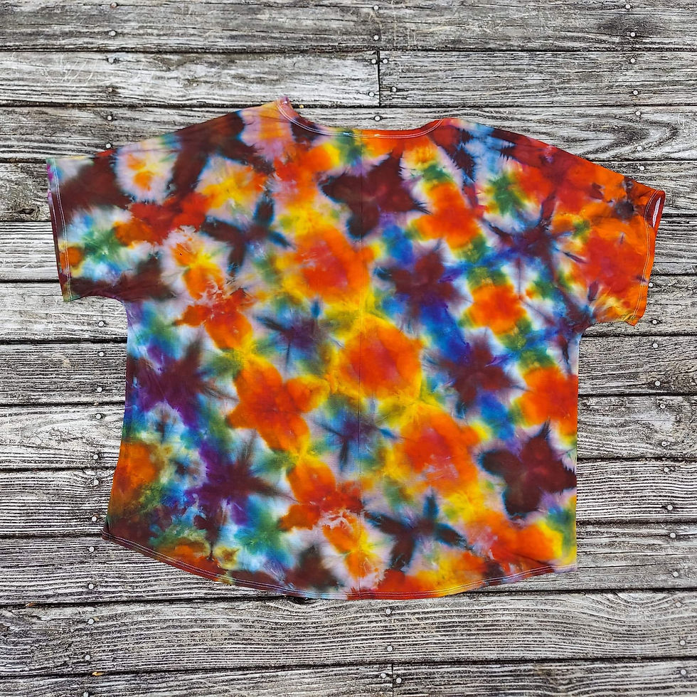 Thumbnail: 1Xl - Front Tie V-Neck Tie Dye