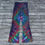 Thumbnail: XL - Funky Tie Dye Women's Bootcut Foldover Yoga Pants
