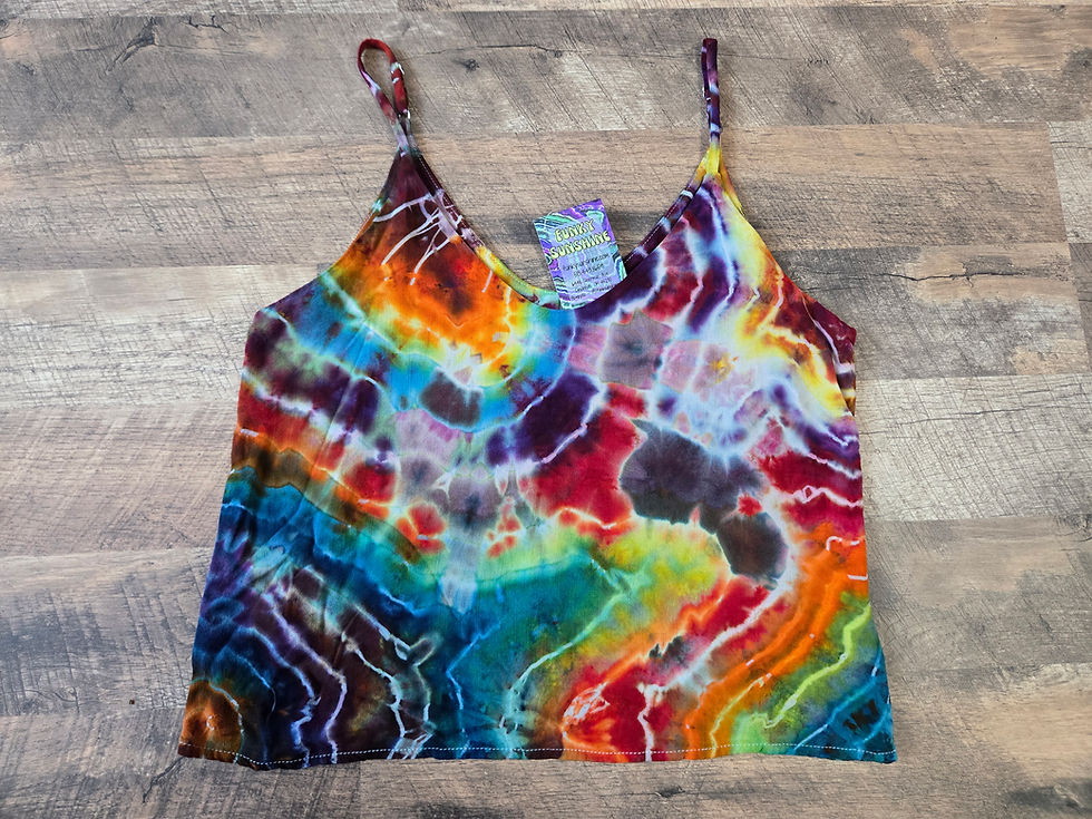 Small - Woven Short Tank Top