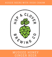 Hop and Clover Mudgee Honey Ginger Beer Logo