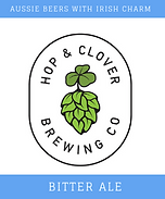 Hop and Clover Bitter Ale Logo
