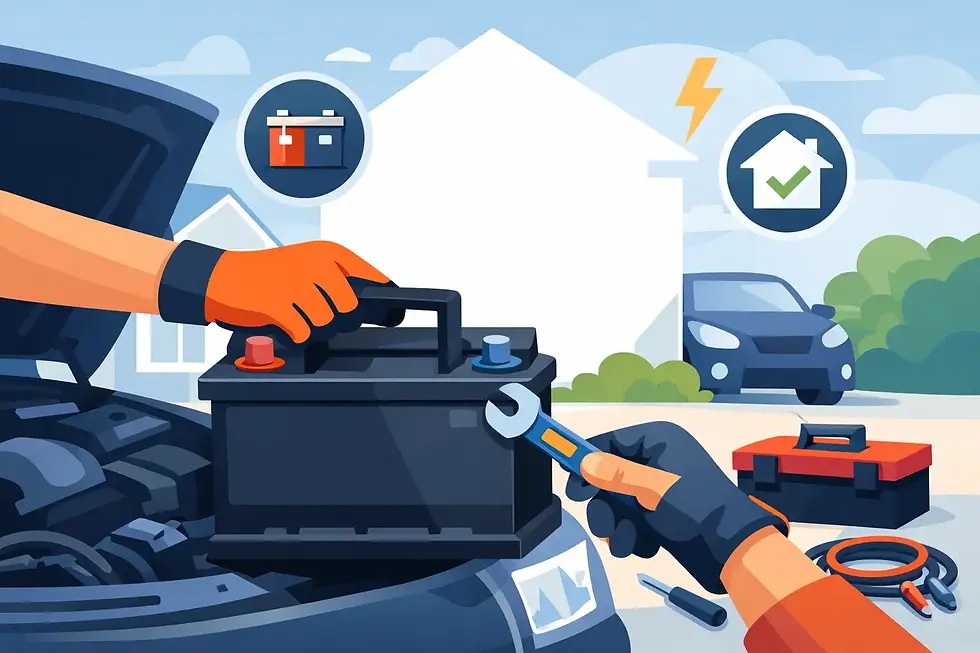 How to Replace Car Battery Safely at Home