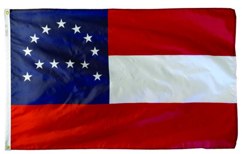 Civil War Robert E Lee Head Quarters Flag - Historical CSA 3' X 5' With Brass Grommets