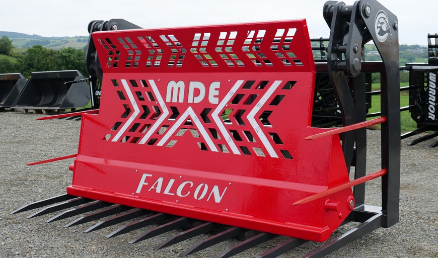 Morton Equipment MDE Falcon 12 ft Folding Push Off Fork & Buckrake