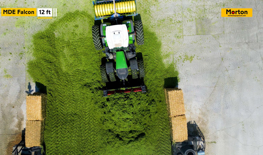 Morton Equipment MDE Falcon 12 ft Push Off Fork & Buckrake