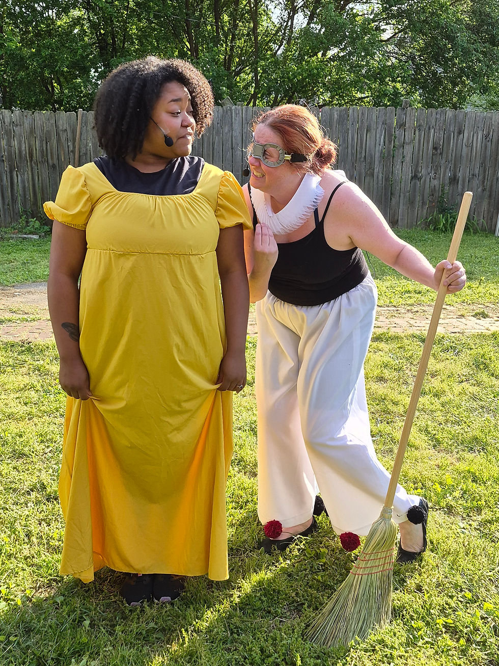 Featured in photo: Ashley Wingo and Anna Meade; Photo courtesy of SoIn to Shakeapeare