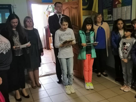 20 травня була проведена загальношкільна лінійка до Дня памяті жертв політичних репресій.