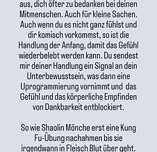 Dankbarkeit fühlen