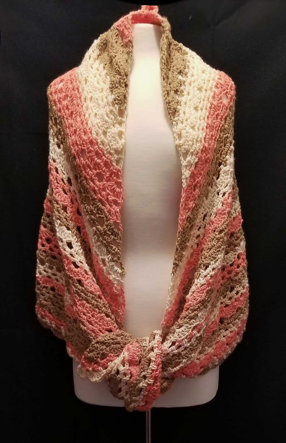 Crochet Shawl - V Print front