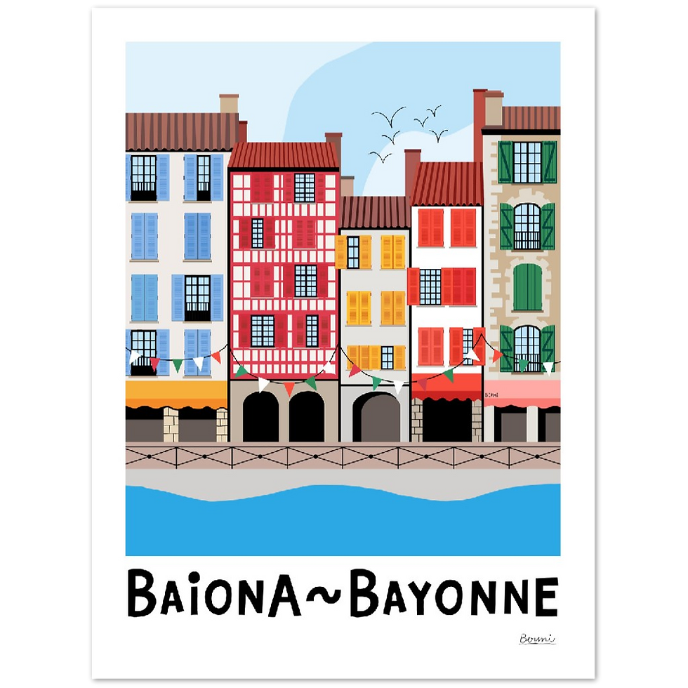 Thumbnail: BAYONNE - Premium Matte Paper Poster