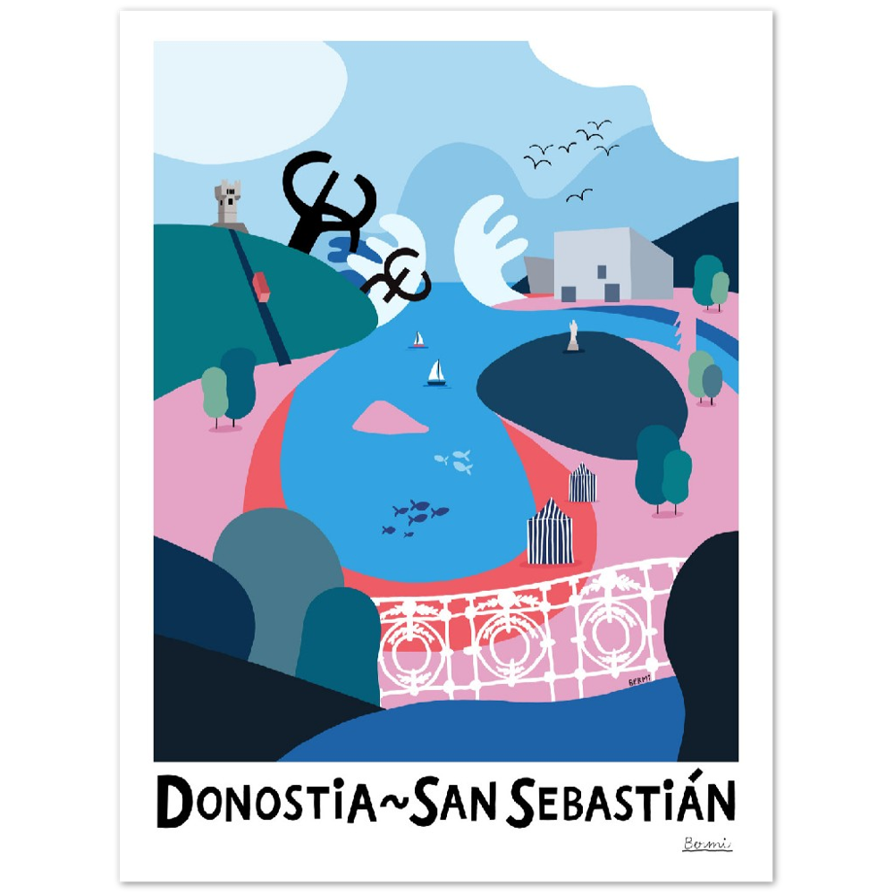 DONOSTIA - Premium Matte Paper Poster
