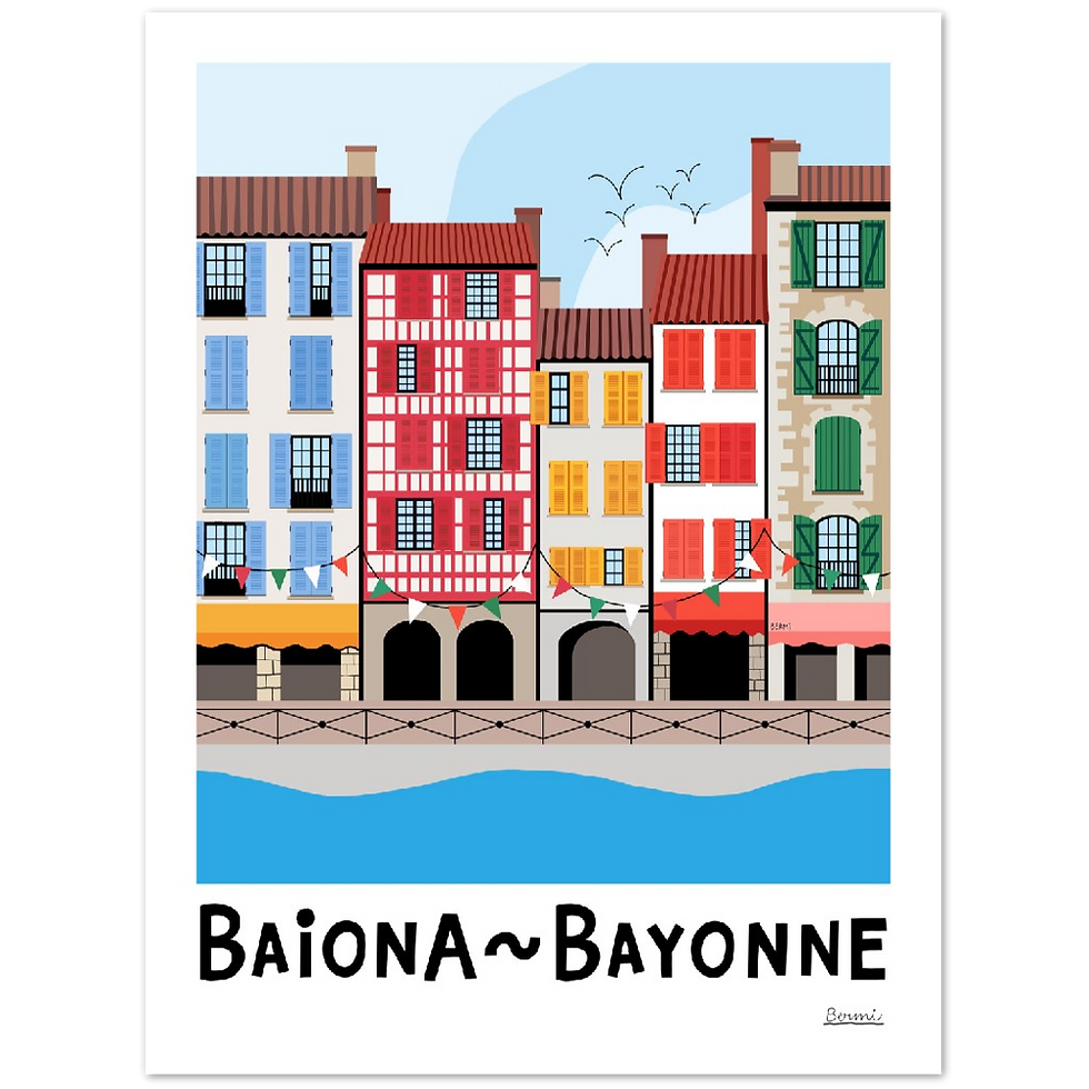 Thumbnail: BAYONNE - Premium Matte Paper Poster