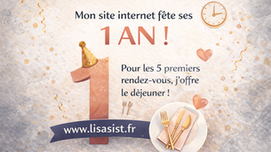 🎉 Mon site internet fête ses 1 an !
