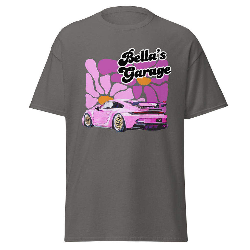 Thumbnail: Pink Porsche GT3 Flowershop Unisex Classic Tee