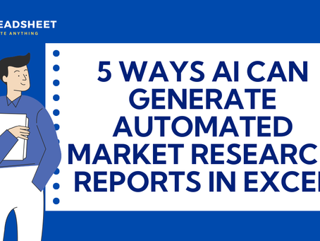 Enhancing Market Intelligence and Competitor Analysis through Agentic Data Synthesis