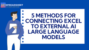 Expanding Spreadsheet Capabilities with External LLM Integration