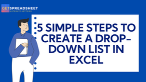 How to Make a Drop-Down List in Excel in 5 Easy Steps
