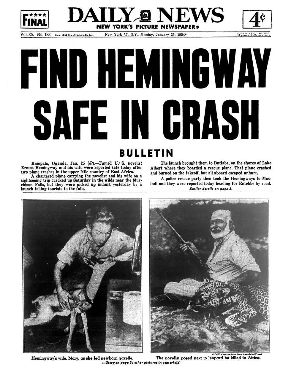 Hemingway y la muerte que no lo quería