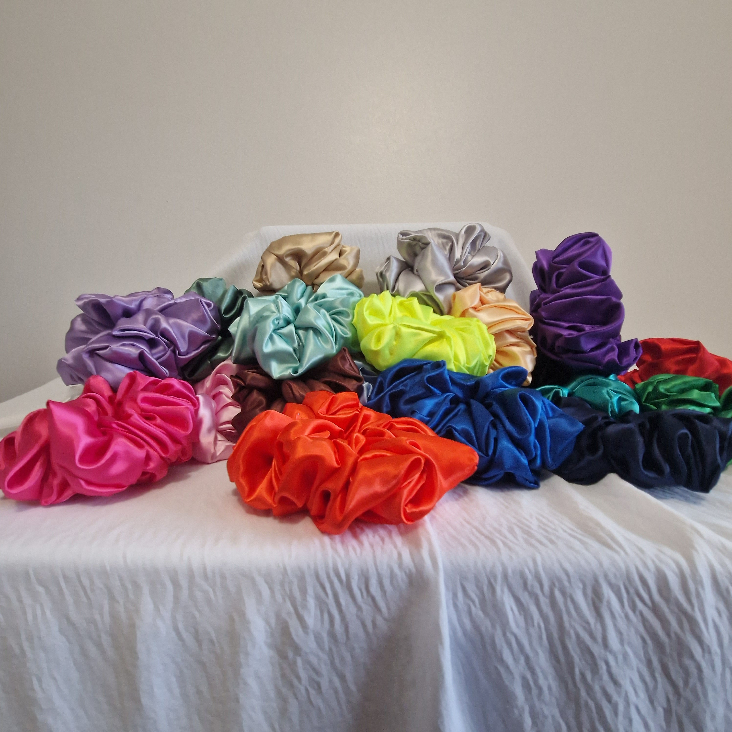 Satin Scrunchie Trio