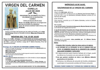 CORELLA 2025 - PREPARANDO LA FIESTA DE LA VIRGEN DEL CARMEN