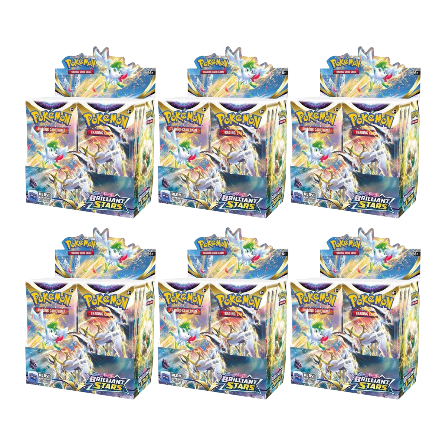 Pokémon Brilliant Stars Case (6x Booster Boxes)