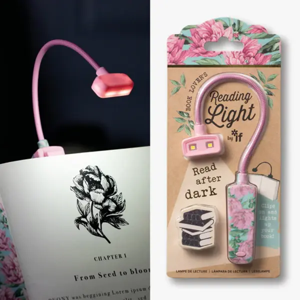Book Lover's Reading Light - Floral 