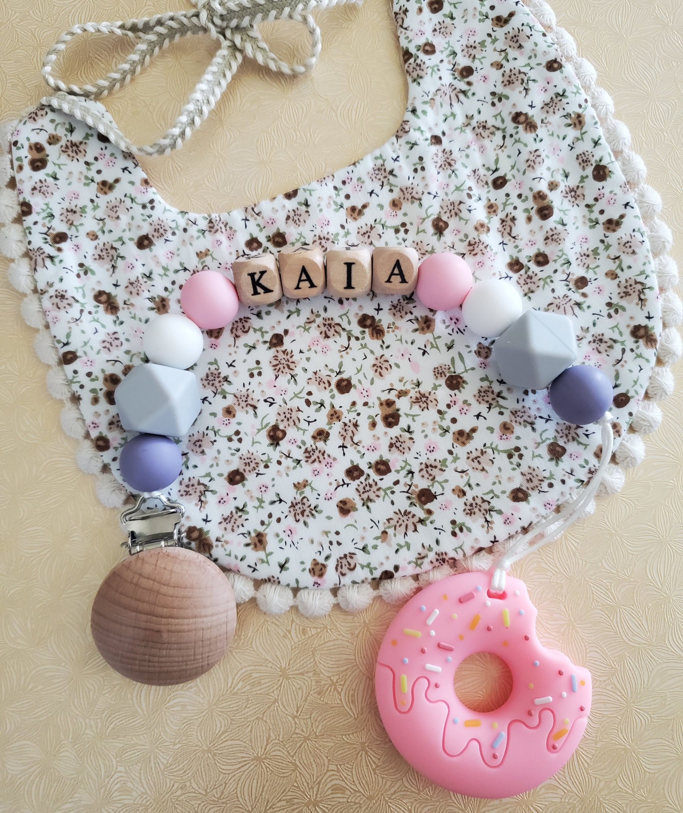 Personalized Teether/ Pram Toy