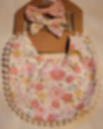 Thumbnail: 3 Piece Set - Headbands & Boho Baby Bib