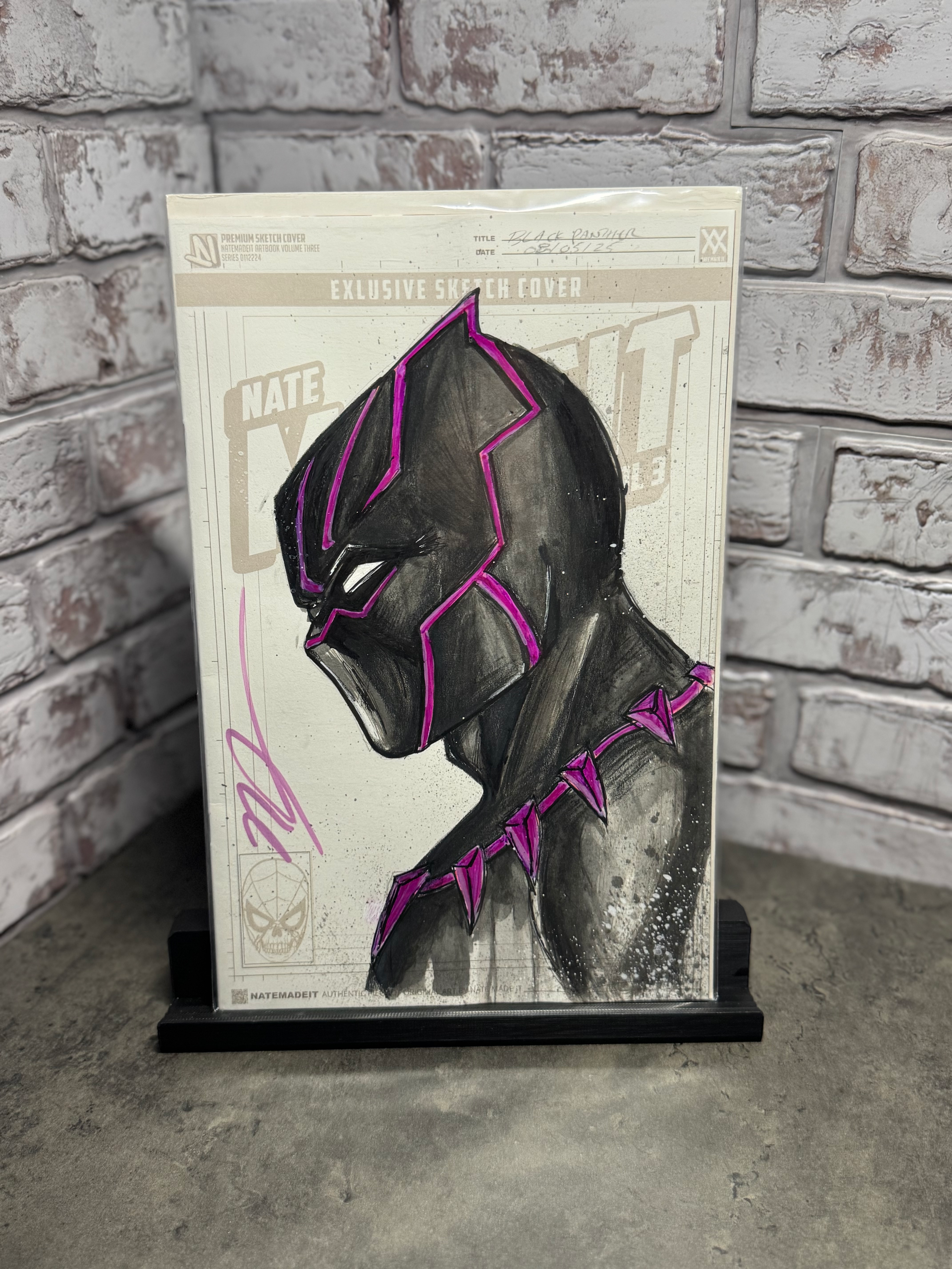 Black Panther Original Sketch Cover