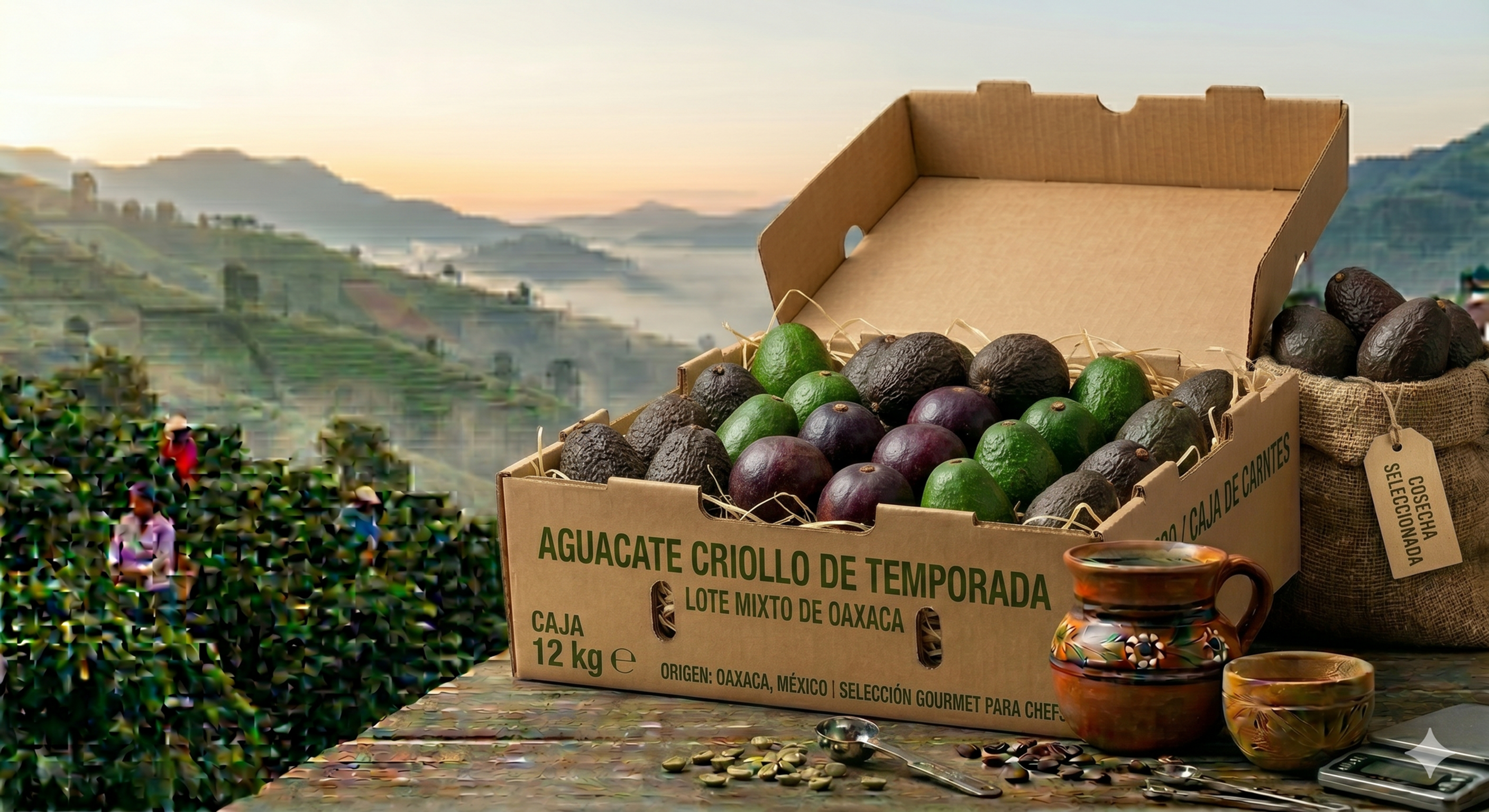 Aguacate Criollo de Temporada – Lote Mixto 12 kg