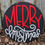 Thumbnail: Black, Red, and White Merry Christmas Door Hanger