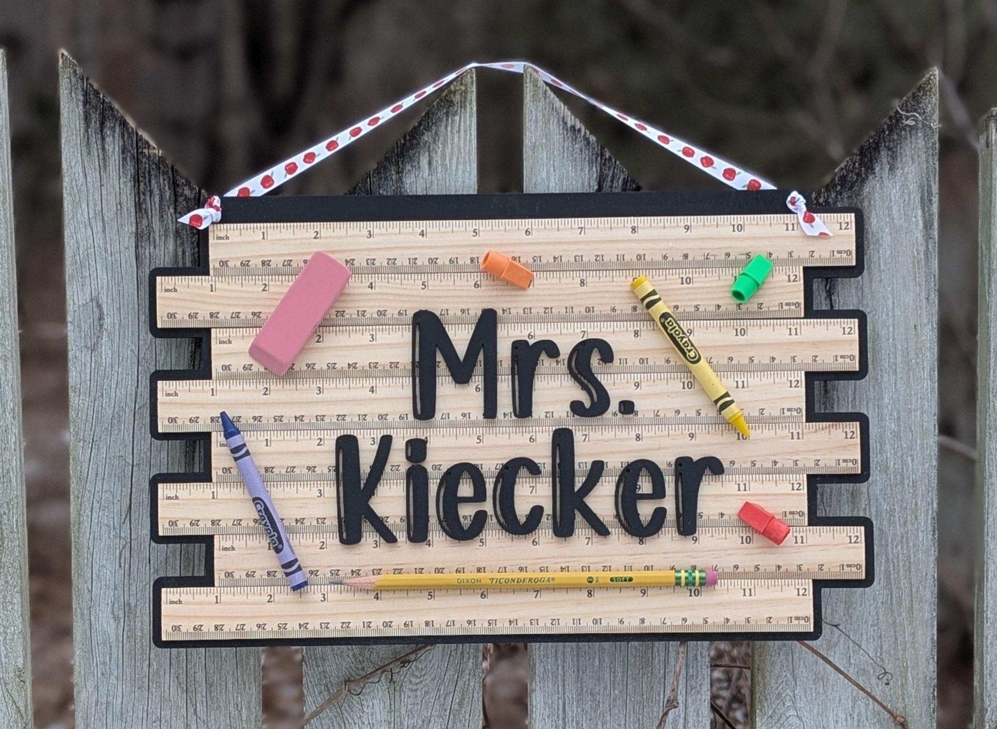 Teacher Ruler Sign