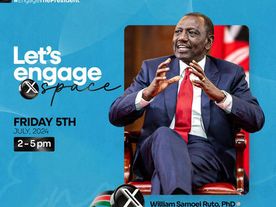  Parallel Space to Counter President Ruto's Online Engagement