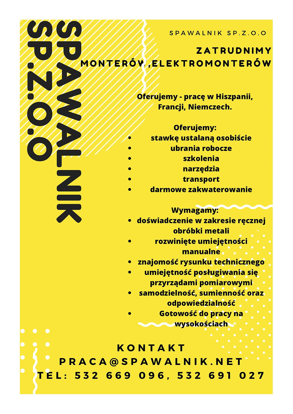 Praca w Polsce i za granicą: