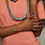 Thumbnail: Tribal Tube Beaded Necklace - Aqua